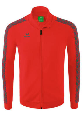 Erima essential team track top junior - rood/leigrijs
