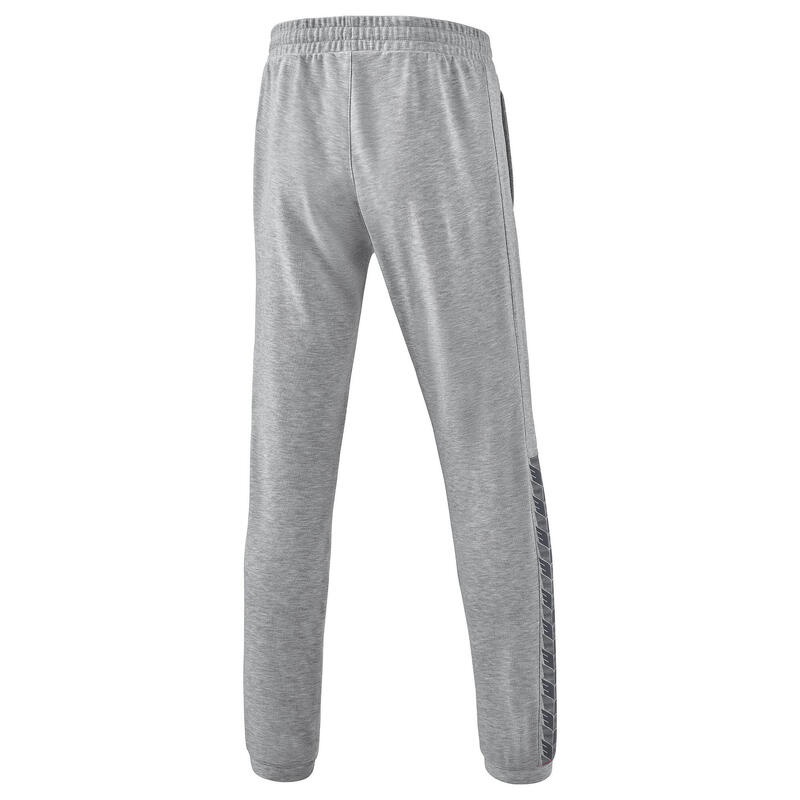 Pantaloni jogging Erima Essential Team gri, bumbac, talie elastică S