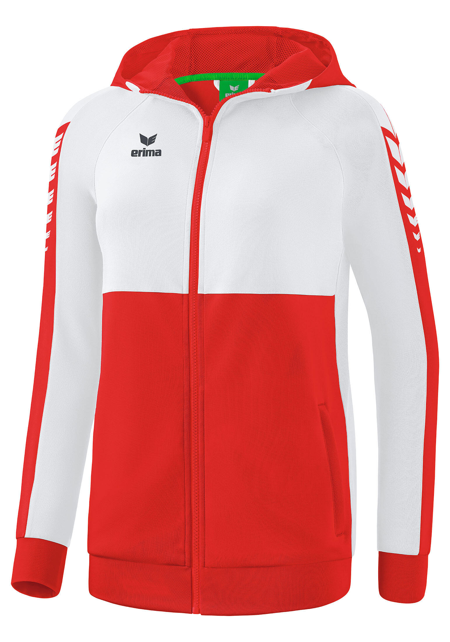 Dames trainingsvest met capuchon Erima Six Wings 5/7