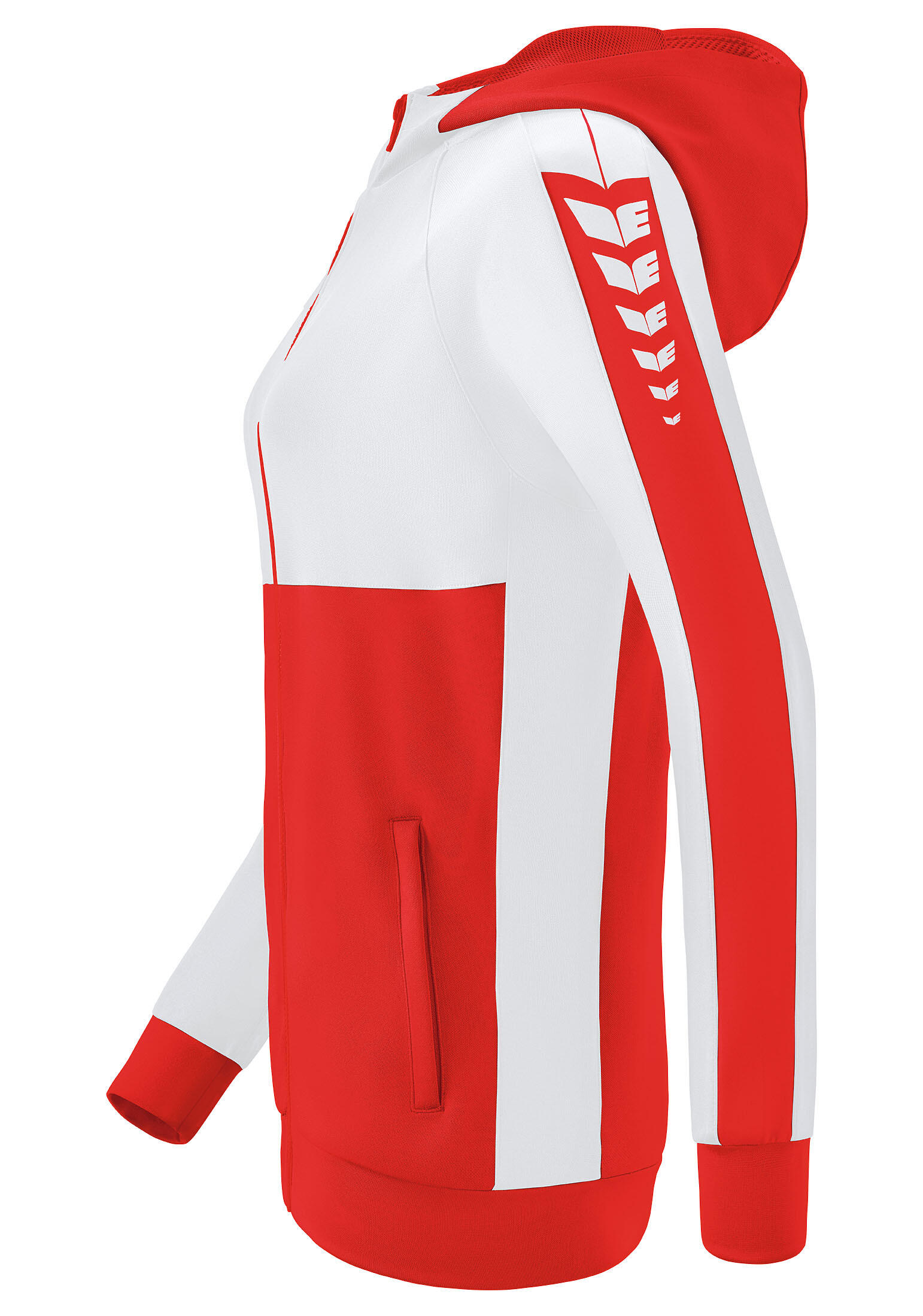Dames trainingsvest met capuchon Erima Six Wings 7/7