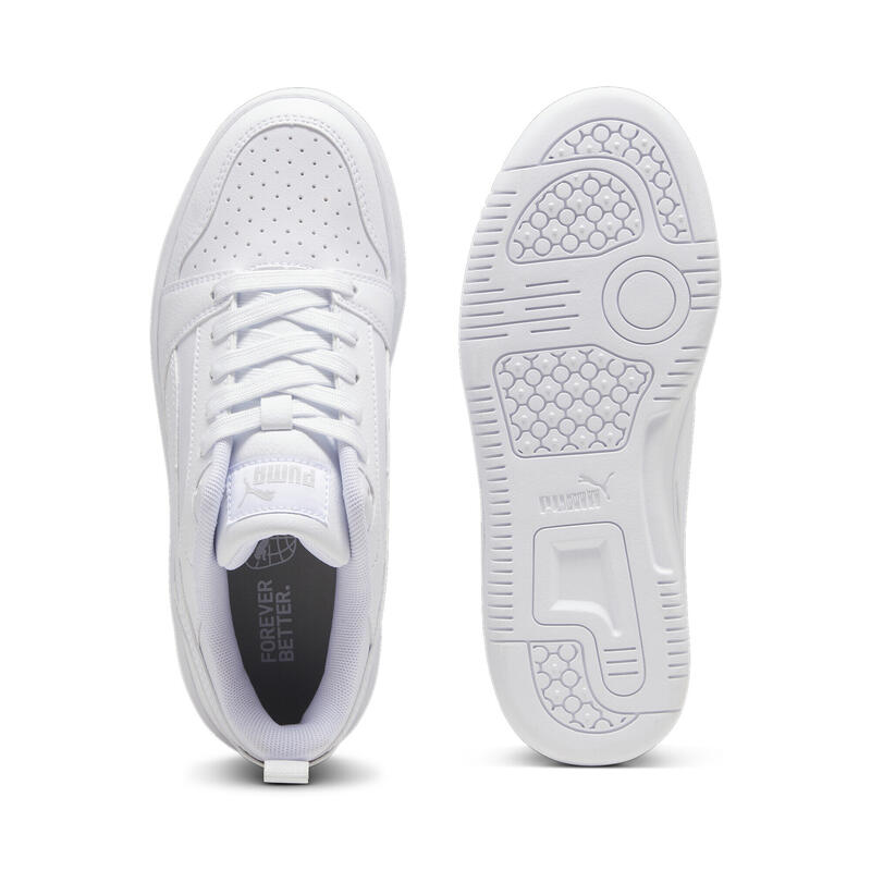 Tenisky Puma Model Rebound V6 Lo Jr Barva Bílý