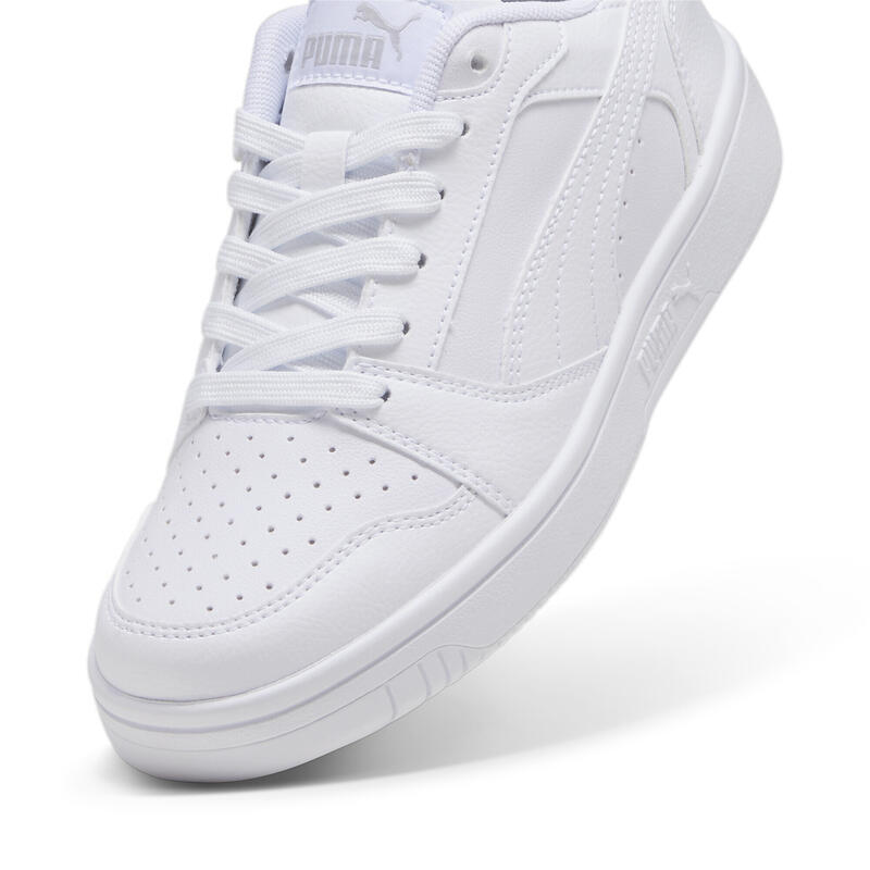 Adidași Rebound V6 Lo pentru tineret PUMA White Cool Light Gray