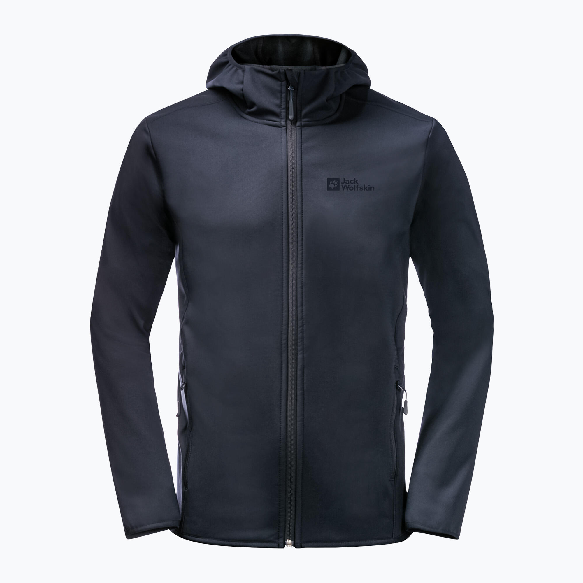 Jaqueta softshell masculina Jack Wolfskin Bornberg com capuz 2/2