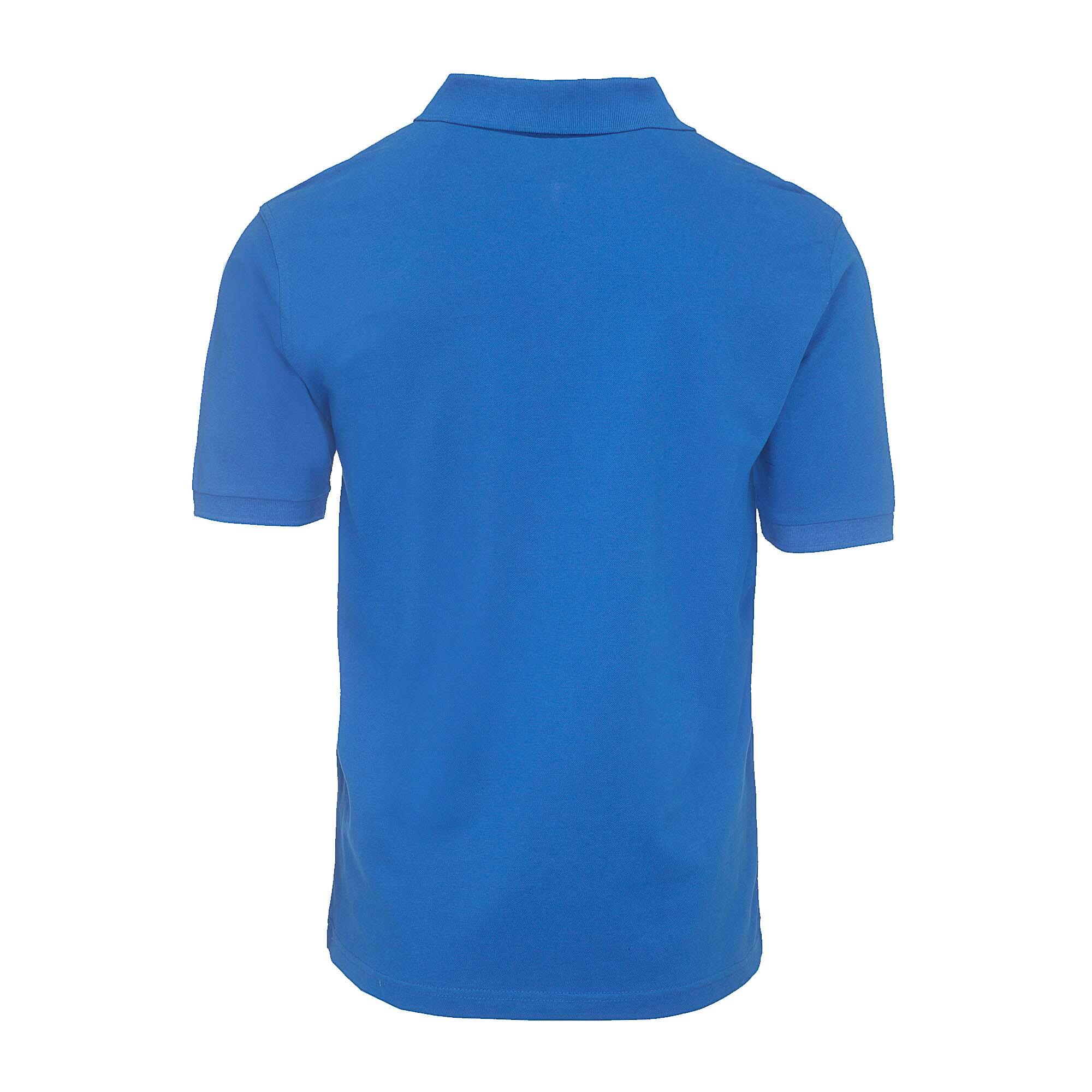 Camisa Polo Errea Team Color 2012 Ad Mc Azul Real Adulto 2/4