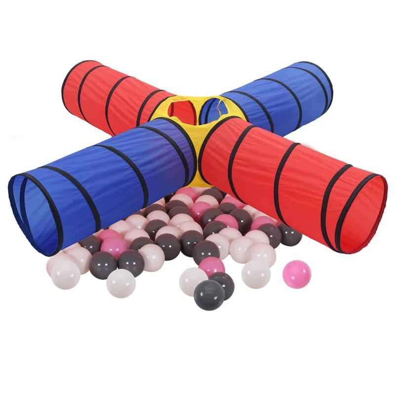 Túnel de brincar infantil c/ 250 bolas multicor