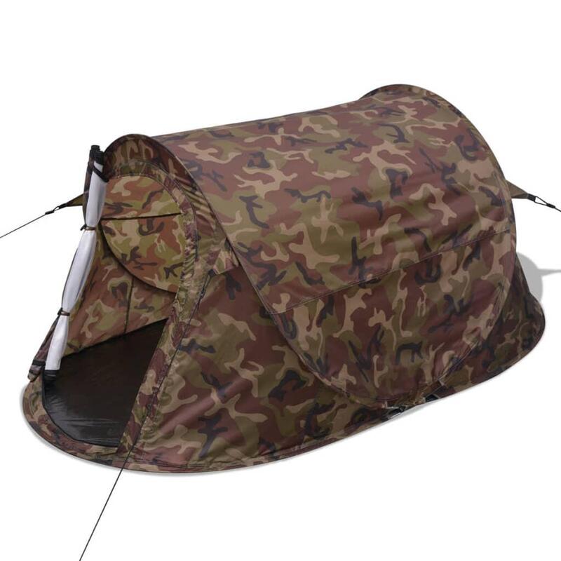 Tenda camuflagem pop-up para 2 pessoas