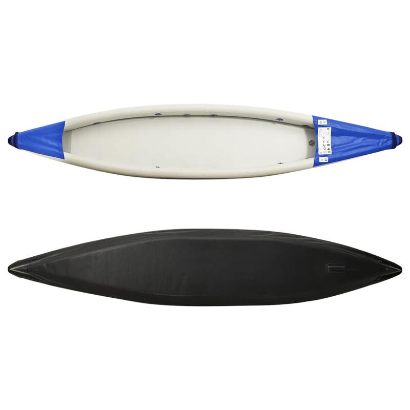 Kayak insuflável 424x81x31 cm poliéster azul