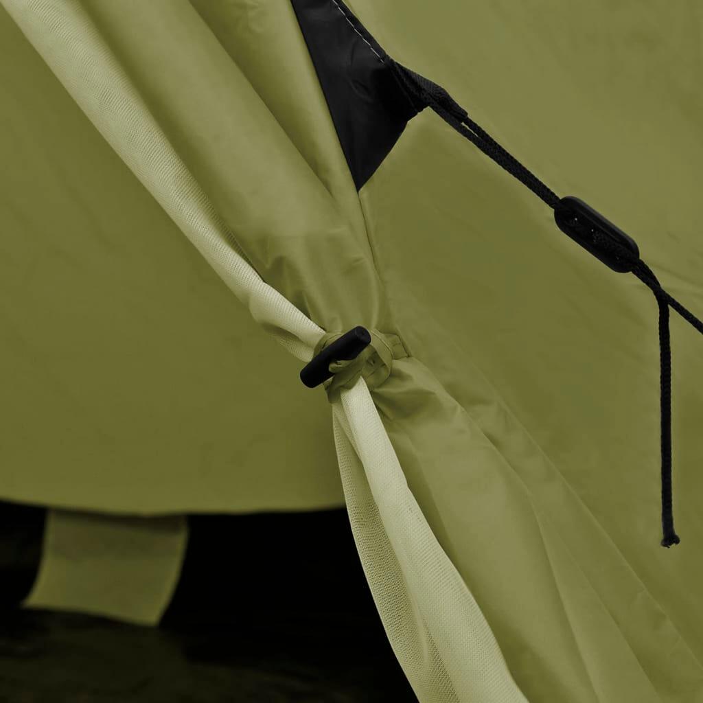 Vidaxl 4-Personen Tipi Zelt in Olivgrün 5/7