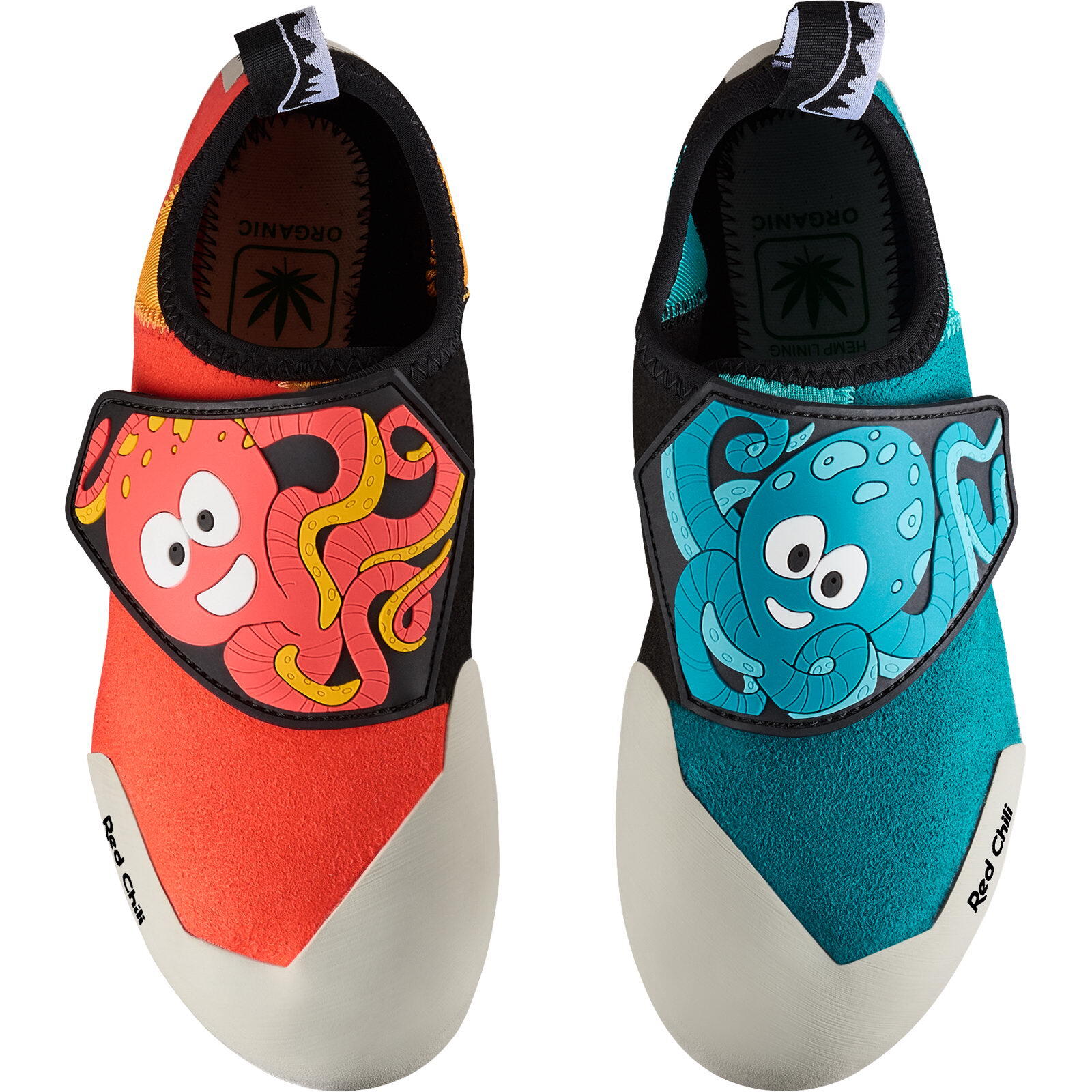 Kinder-Kletterschuhe Pulpo blue-red 2/4