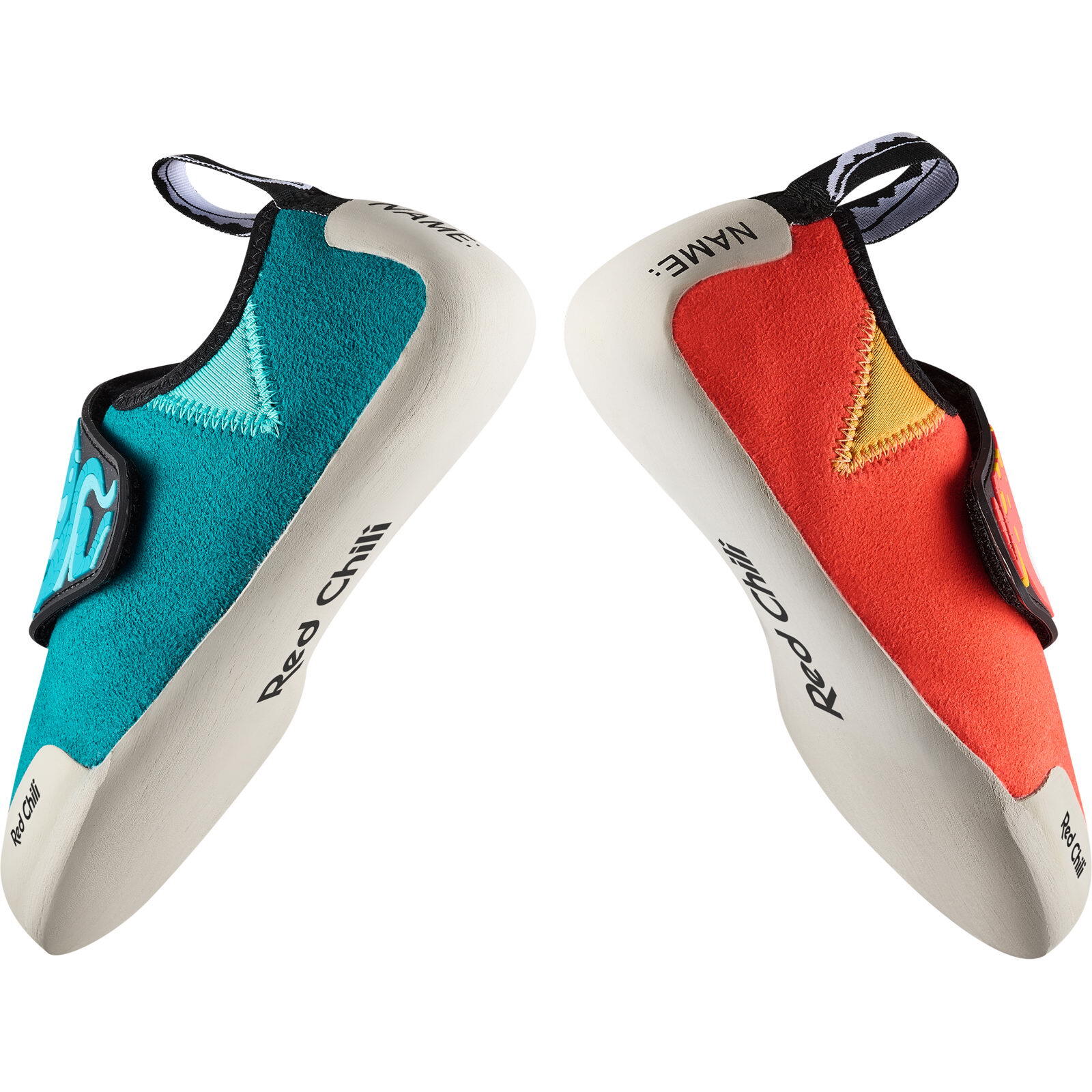 Kinder-Kletterschuhe Pulpo blue-red 3/4