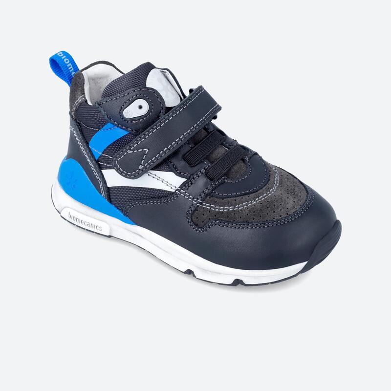 Zapatillas Abotinadas Niños Biomecanics 231232A Azul marino Cierre Adherente