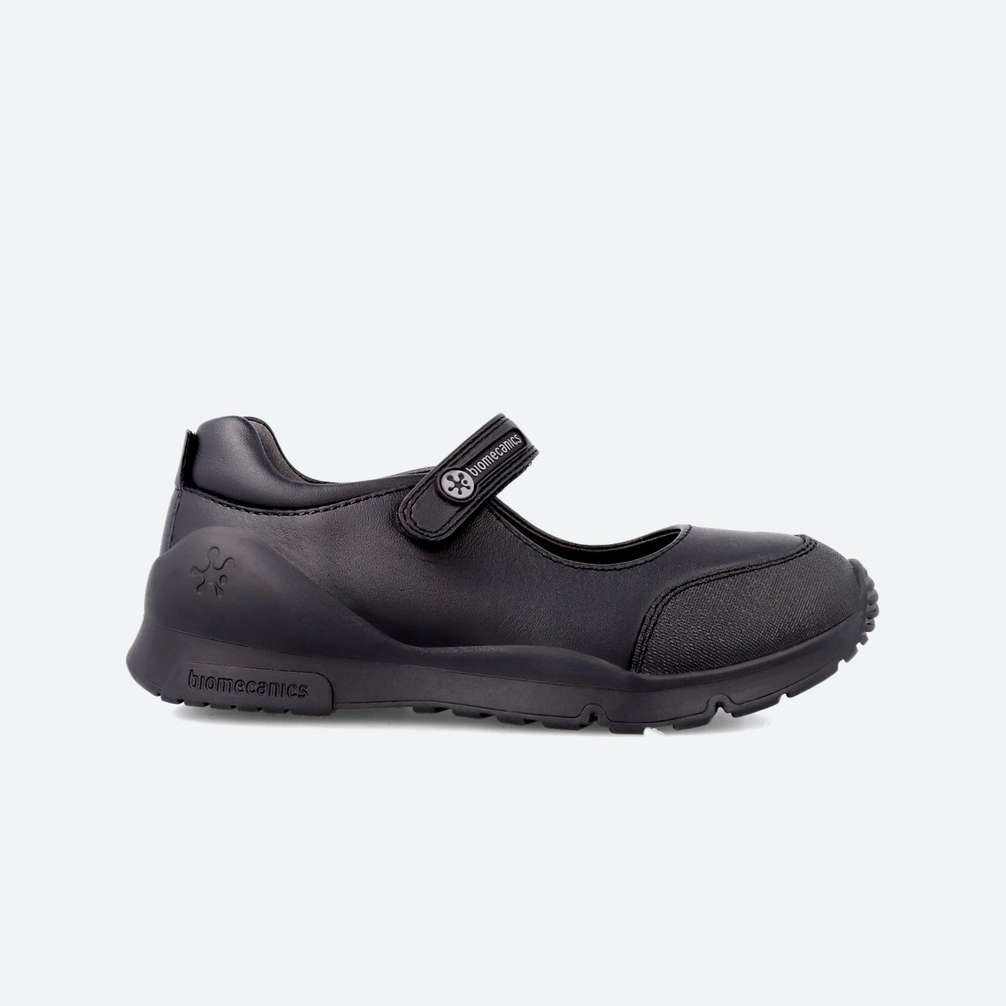 Sapatos de Colégio de Menino Biomecanics 231010A em Preto com Velcro