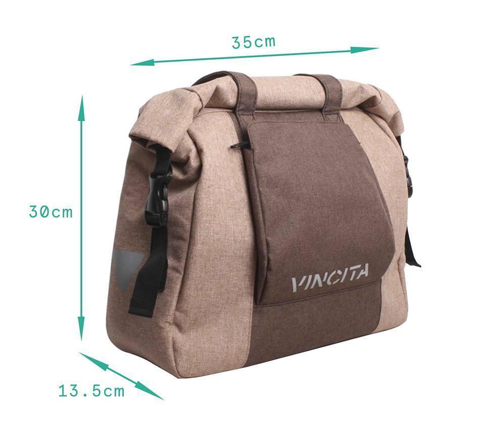 Bolsa lateral trasera bicicleta Vincita. 2/5