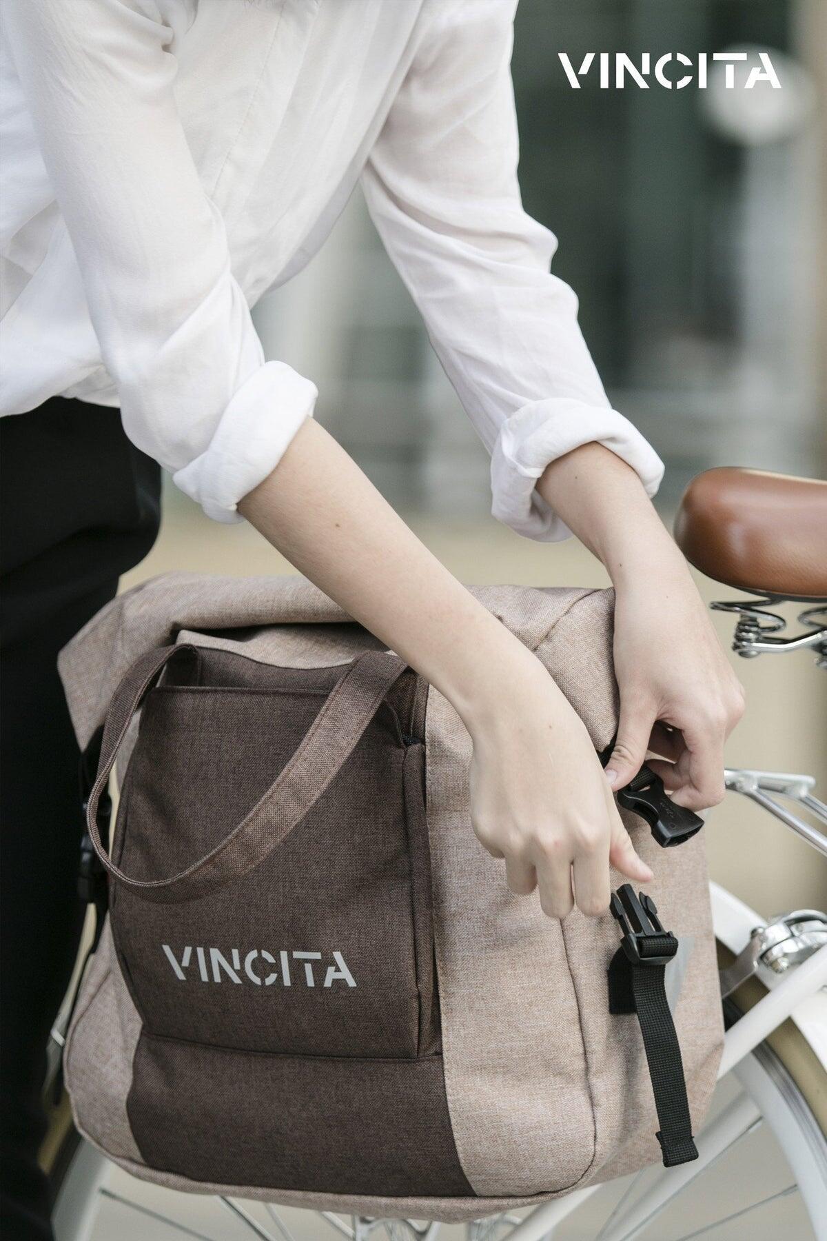Bolsa lateral trasera bicicleta Vincita. 5/5