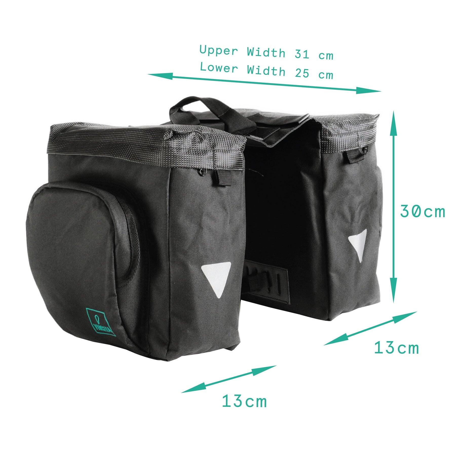 Par bolsas para portabultos con cubrealforjas. Decathlon