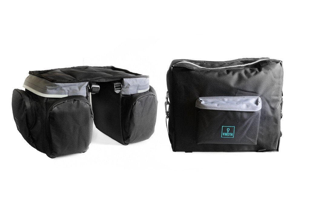 Set 3 bolsas traseras impermeables. 3/4