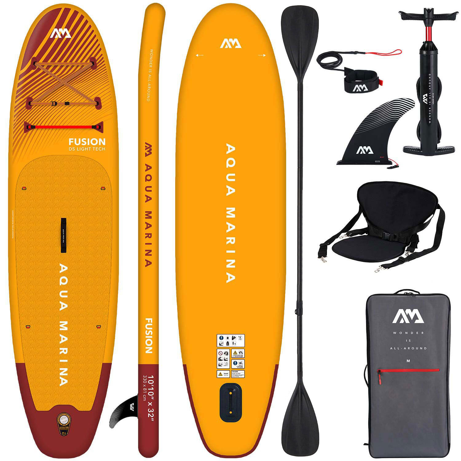 AQUA MARINA Aqua Marina Fusion 10'10" SUP Brett BT-23FUP COMBO
