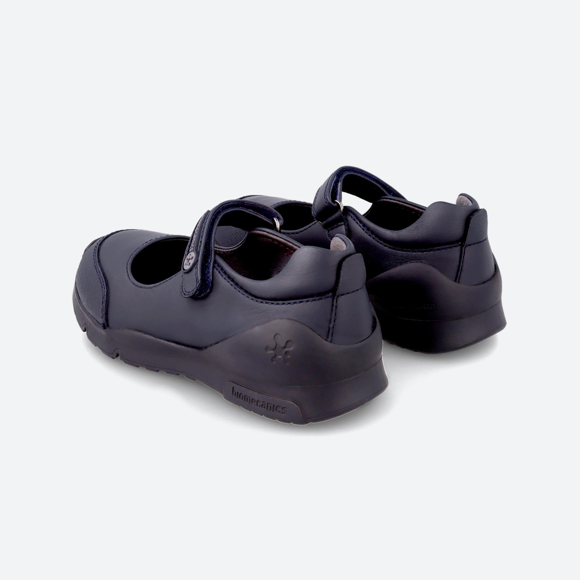 Sapatos de Colégio Menino Biomecanics 231010B Azul-marinho Fecho Adesivo 3/5