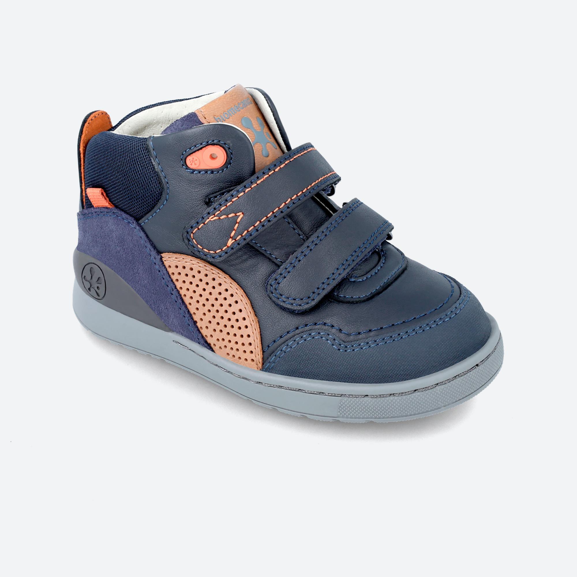 Zapatillas Abotinadas Niños Biomecanics 231224A Azul marino Cierre Adherente 4/5