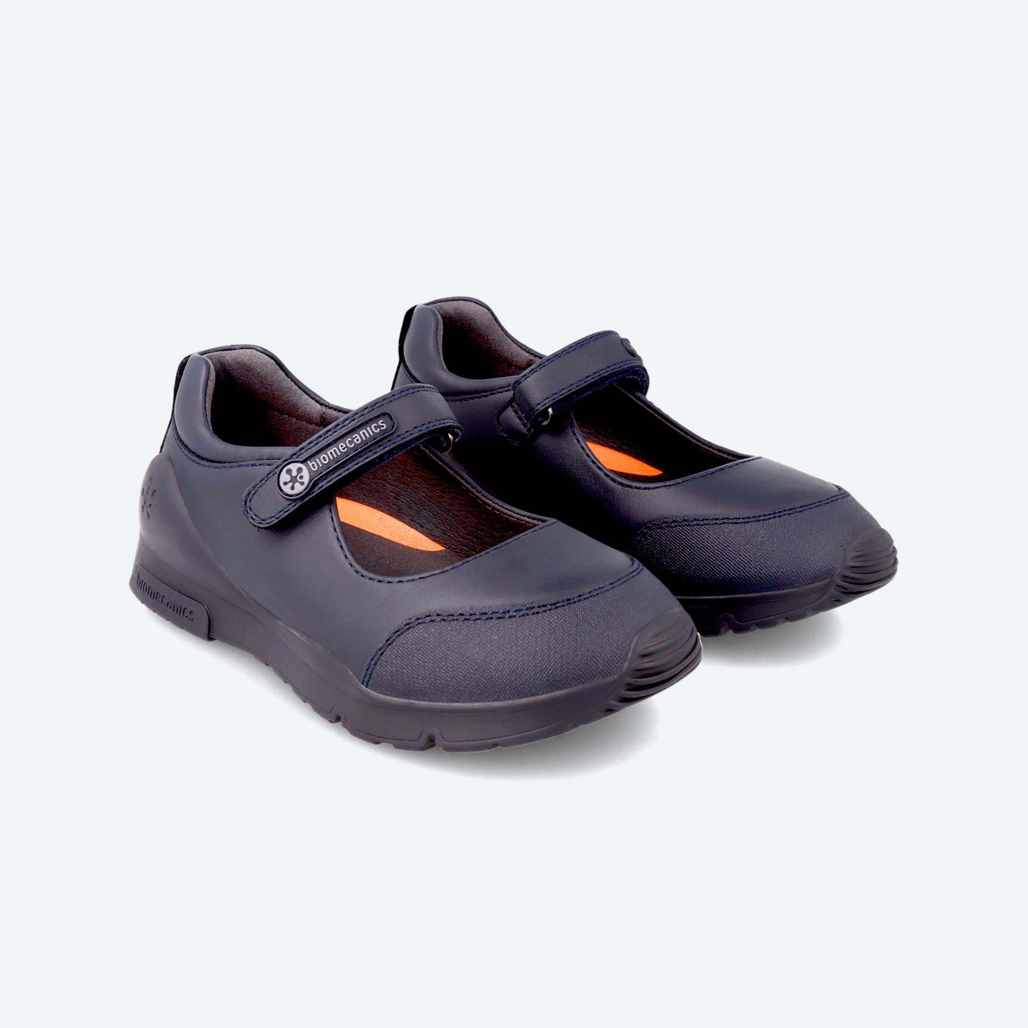 Sapatos de Colégio Menino Biomecanics 231010B Azul-marinho Fecho Adesivo 2/5