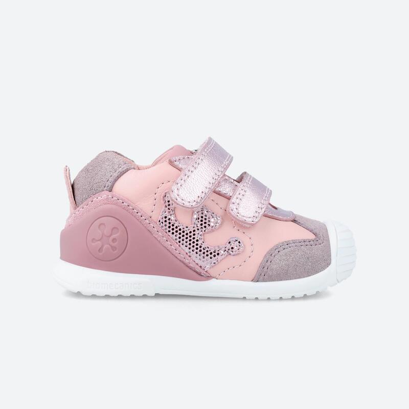 Zapatillas Deportivas Caminar Niños Biomecanics 231111C Rosas Cierre Adherente