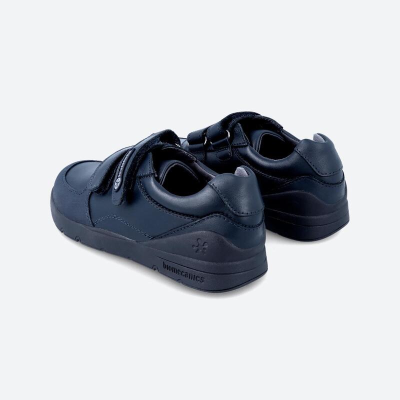 Sapatos de Colégio de Menino Biomecanics 231016B Azul-marinho com Velcro
