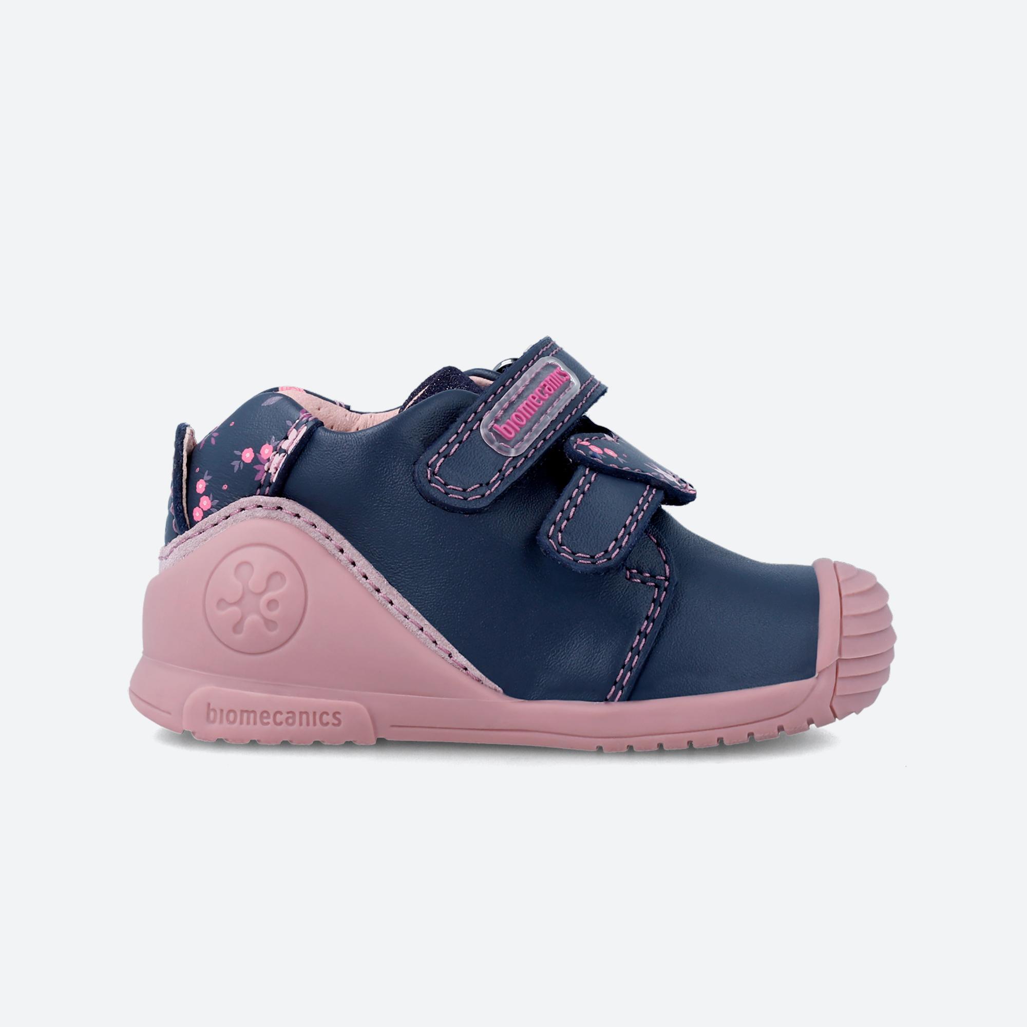 Sapatilhas Desportivas Caminhar de Menino Biomecanics 231102A em Azul com Velcro