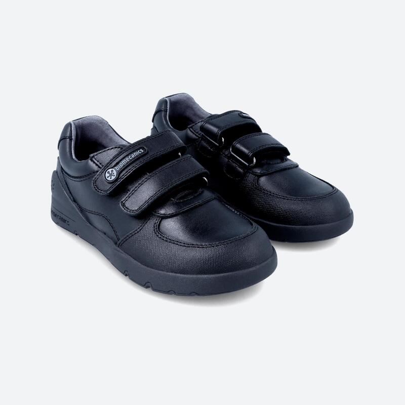 Sapatos de Colégio de Menino Biomecanics 231016A em Preto com Velcro