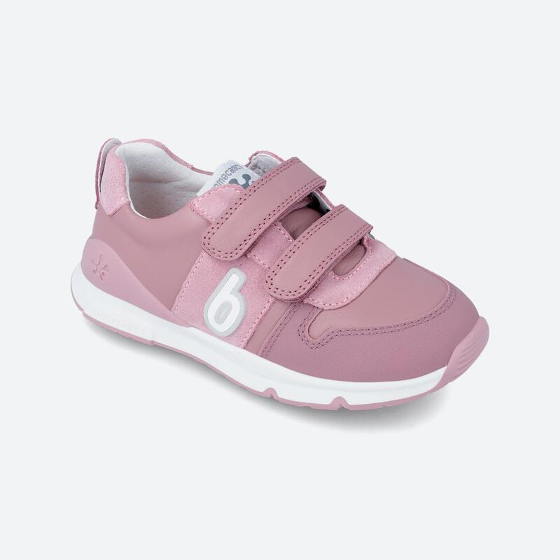 Zapatillas Deportivas Caminar Niños Biomecanics 231006B Malva Cierre Adherente