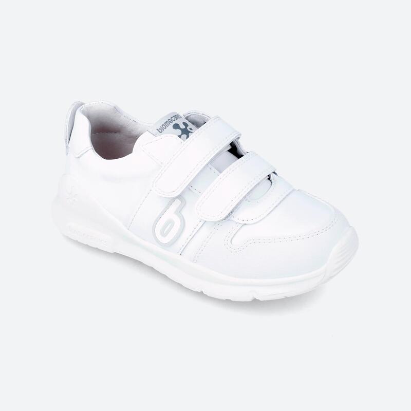 Sapatilhas Desportivas Caminhar de Menino Biomecanics 231005C Branco com Velcro