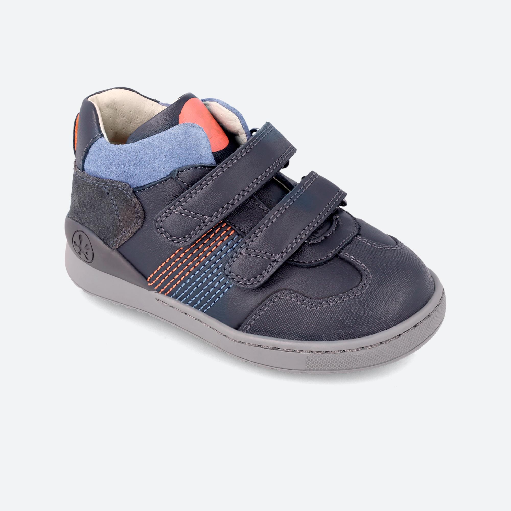 Zapatillas Abotinadas Niños Biomecanics 231223A Azul marino Cierre Adherente 4/5