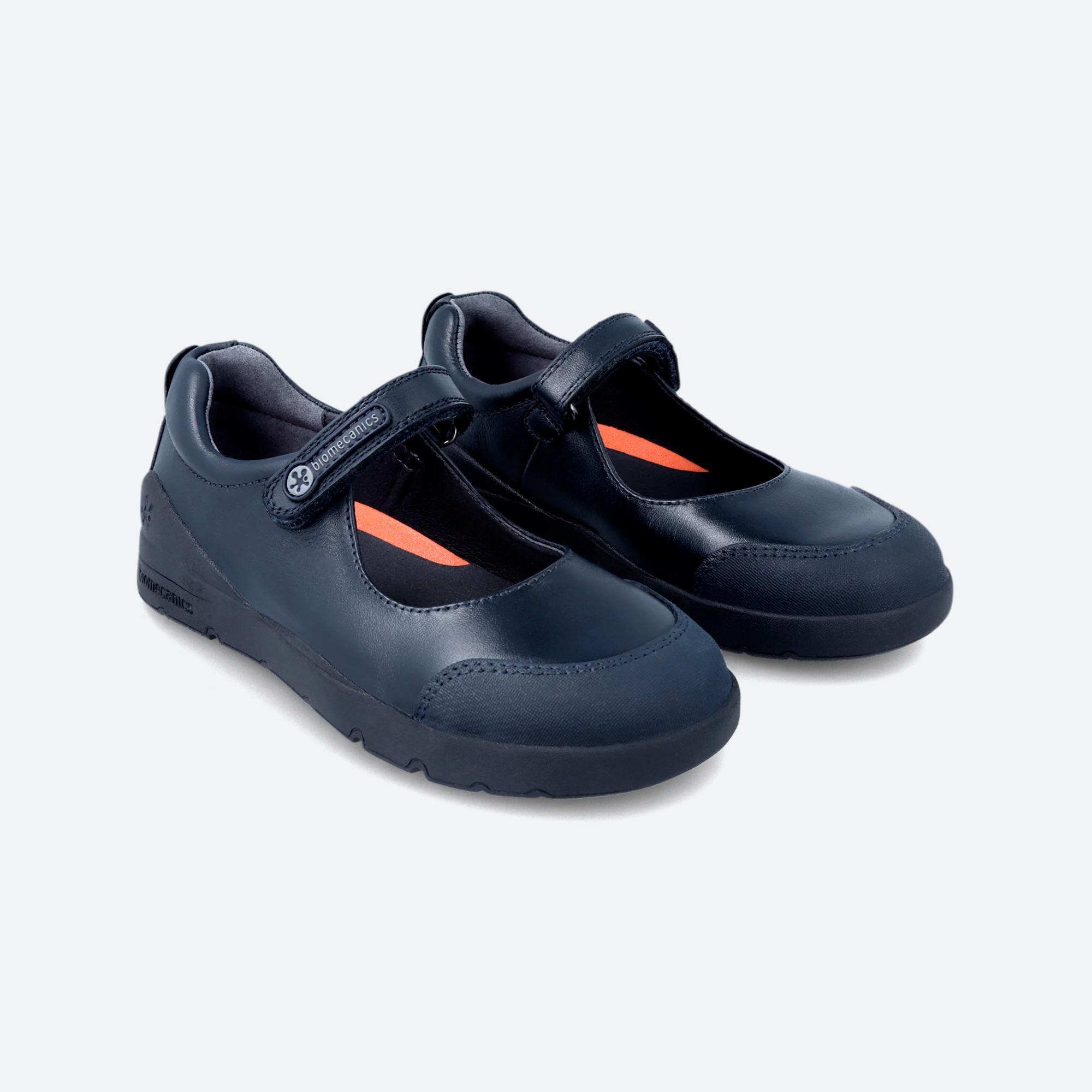 Sapatos de Colégio Menino Biomecanics 231015B Azul-marinho Fecho Adesivo 2/5