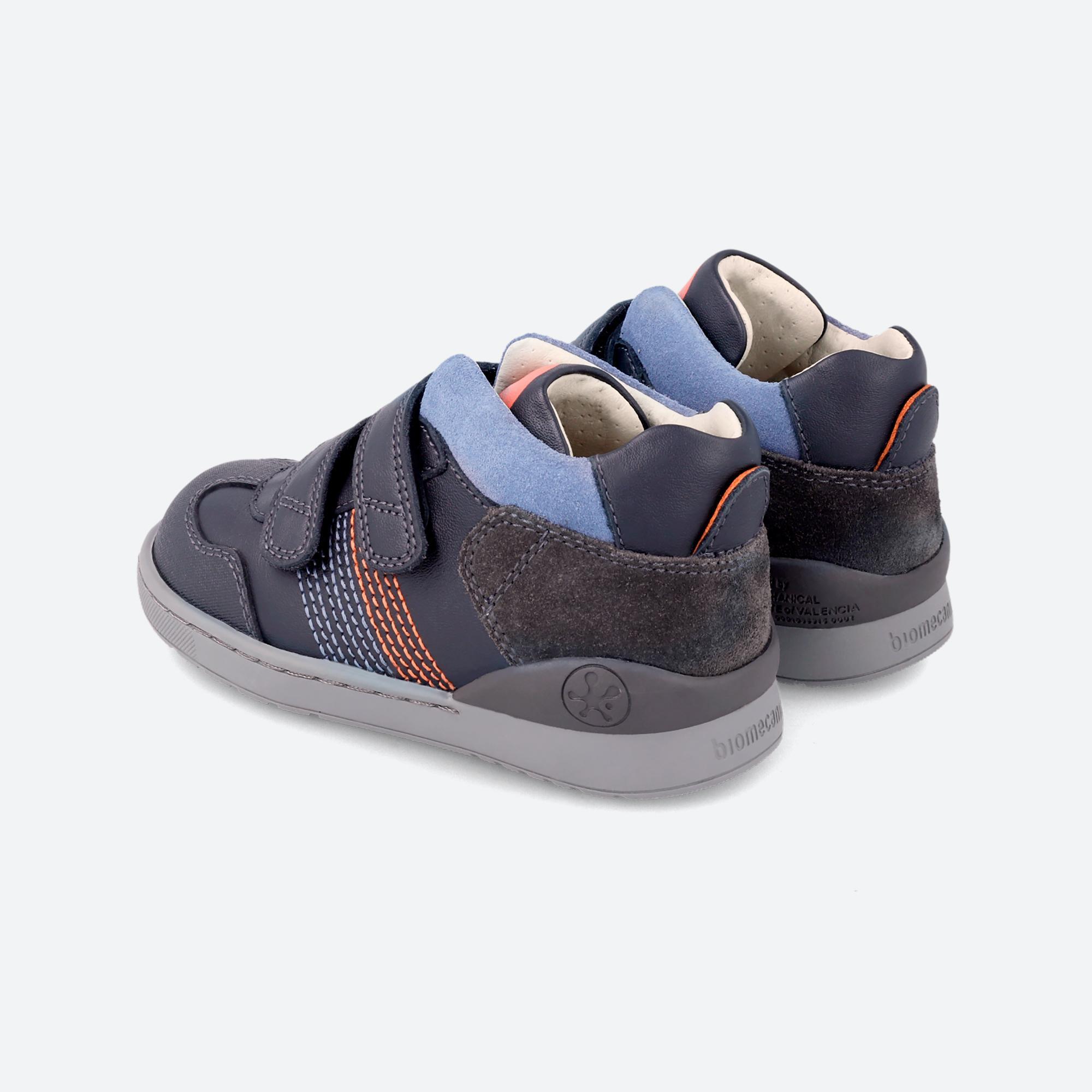 Zapatillas Abotinadas Niños Biomecanics 231223A Azul marino Cierre Adherente 3/5