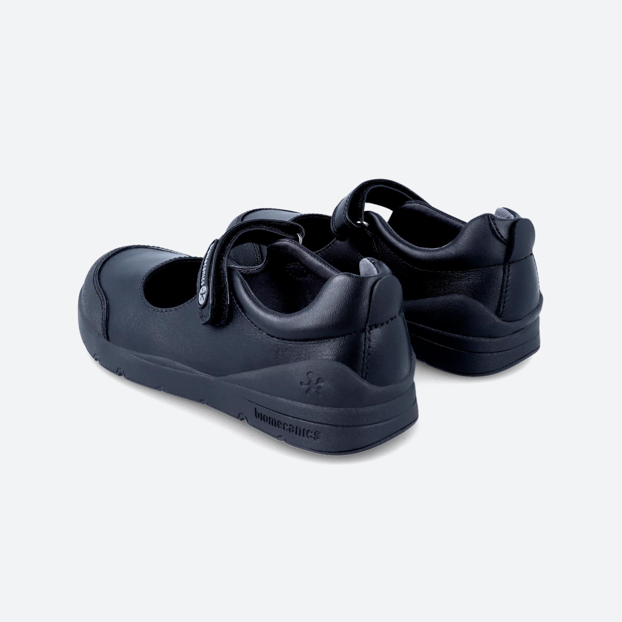 Sapatos de Colégio Menino Biomecanics 231015A em Preto Fecho Adesivo 3/5