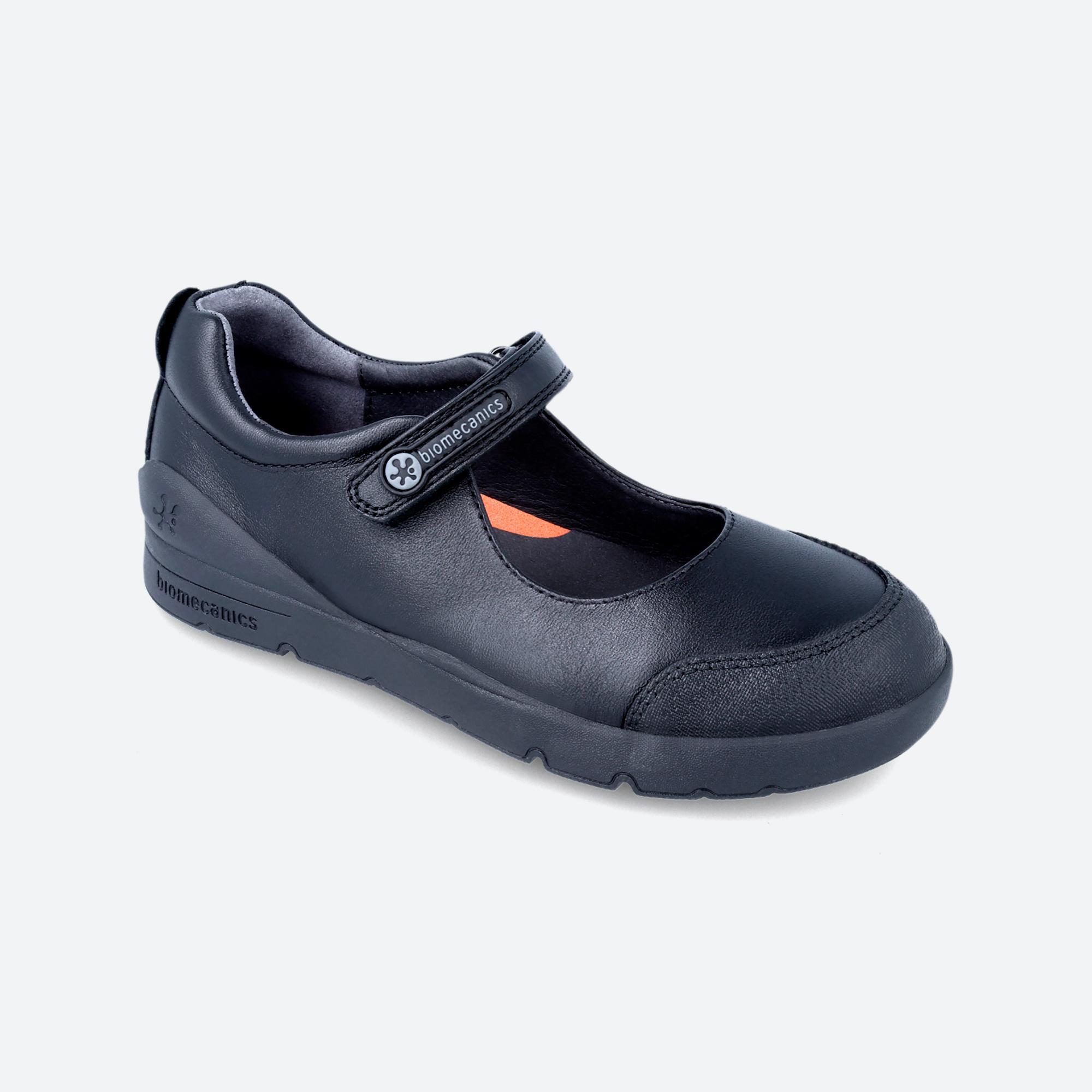 Sapatos de Colégio Menino Biomecanics 231015A em Preto Fecho Adesivo 4/5