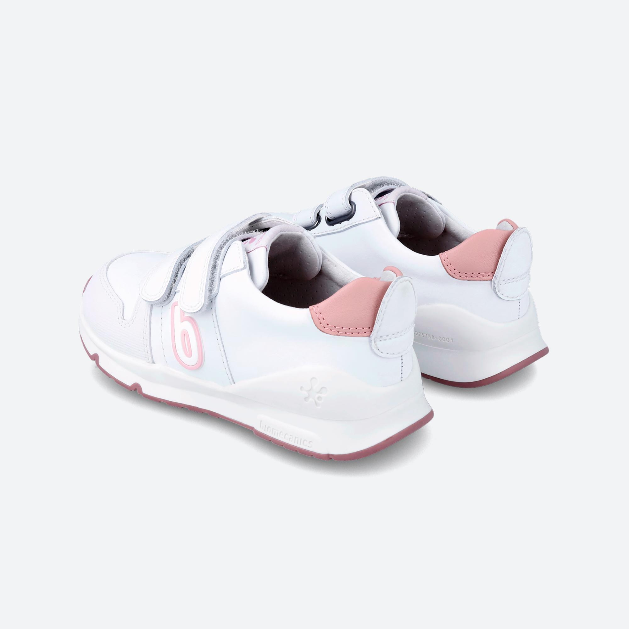 Sapatilhas Desportivas Caminhar Menino Biomecanics 231005B Branco Fecho Adesivo 3/5