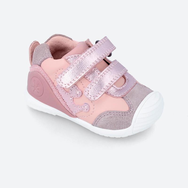 Zapatillas Deportivas Caminar Niños Biomecanics 231111C Rosas Cierre Adherente