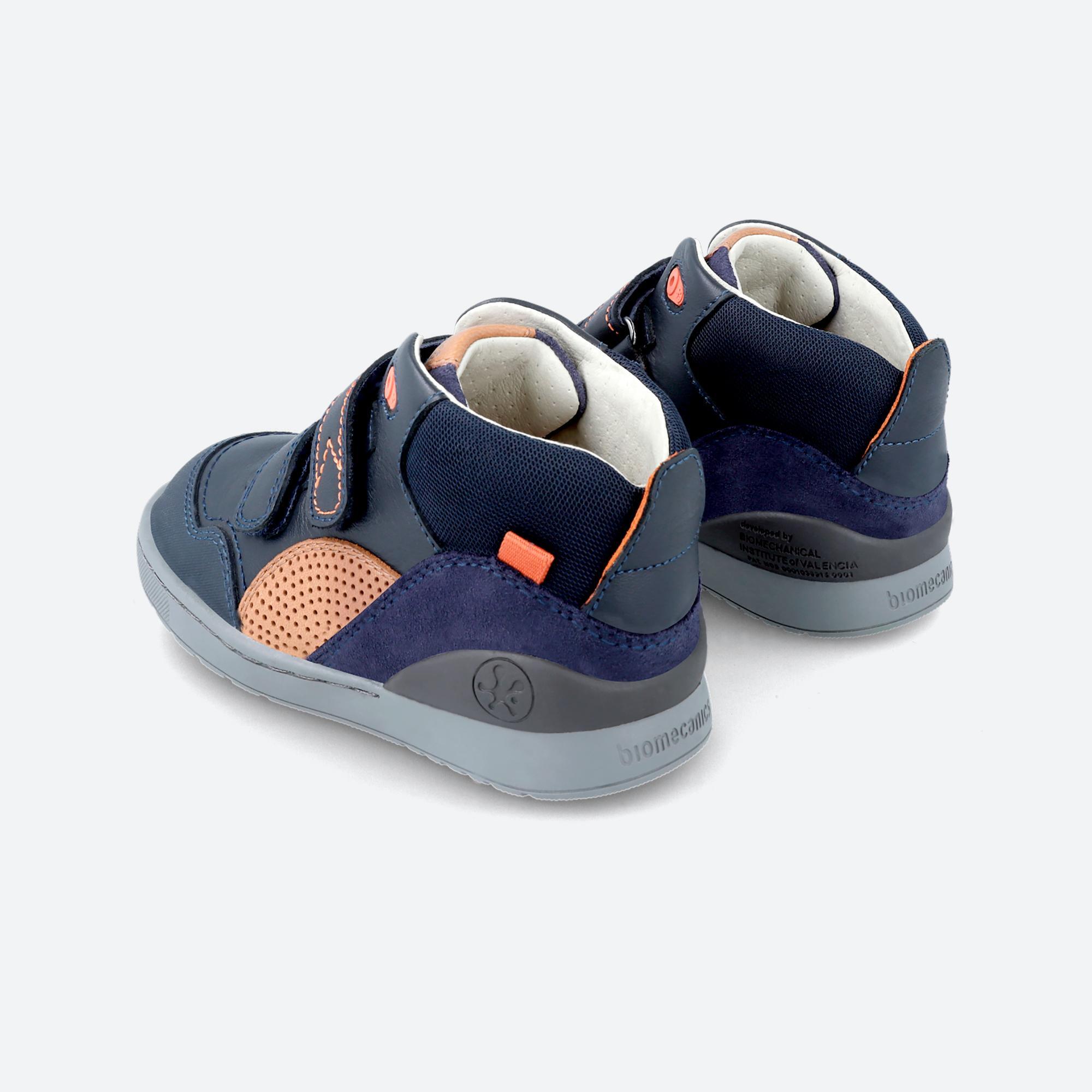 Zapatillas Abotinadas Niños Biomecanics 231224A Azul marino Cierre Adherente 3/5