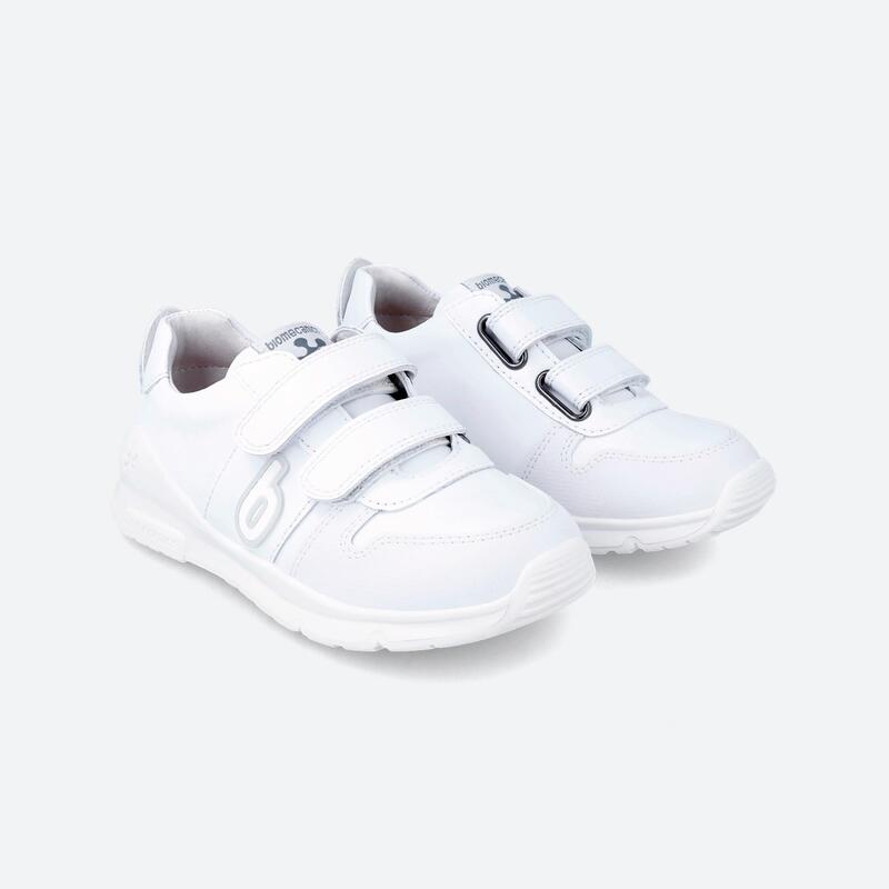 Sapatilhas Desportivas Caminhar de Menino Biomecanics 231005C Branco com Velcro