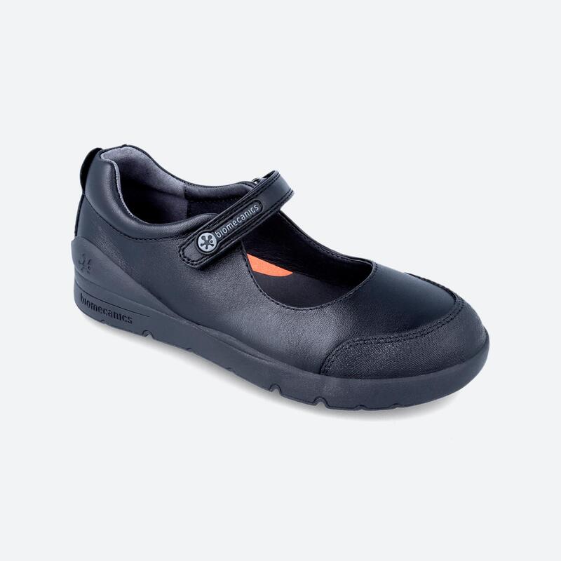 Sapatos de Colégio de Menino Biomecanics 231015A em Preto com Velcro