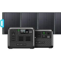 Power Station BLUETTI AC60 con Pannello Solare PV120,403Wh generatore solare  Portatile,LiFePO4 Batteria Backup,per Campeggio all'Aperto,Viaggio