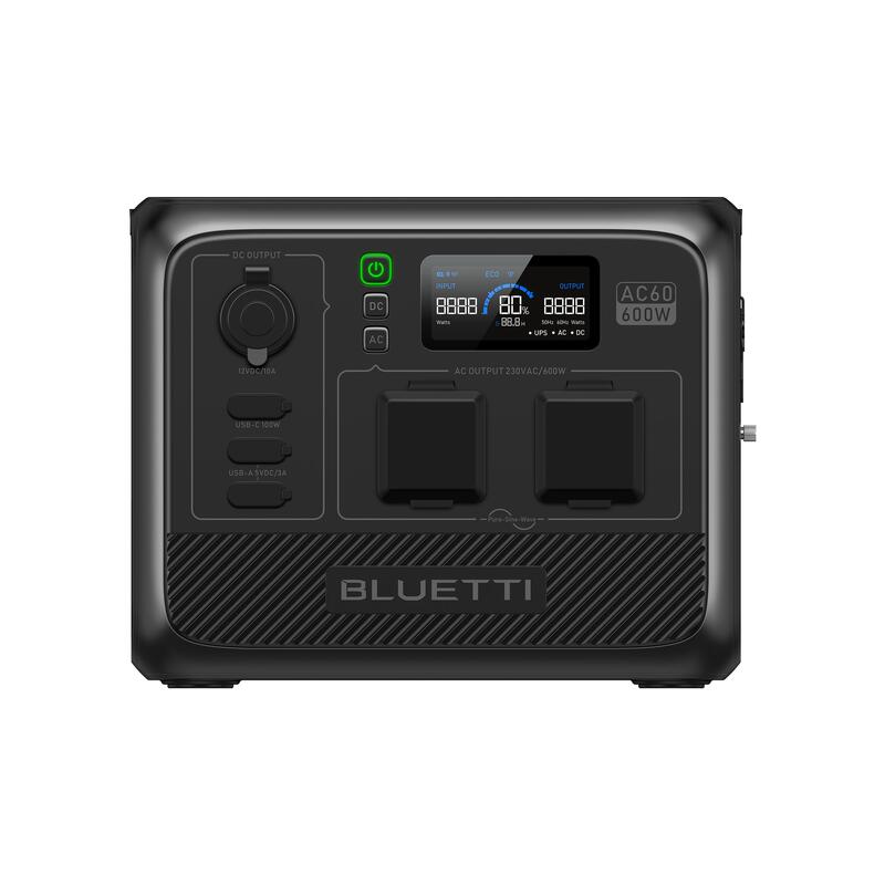 Station Électrique Portable BLUETTI AC60+B80,IP65 Générateur Solairepour Camping