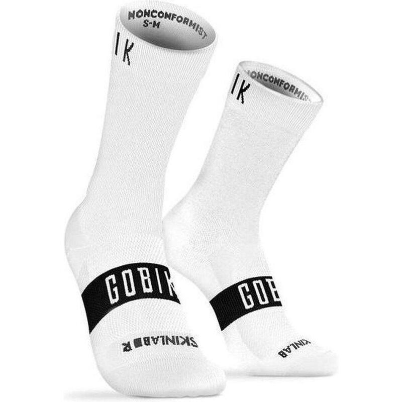 Chaussettes vélo Pure White