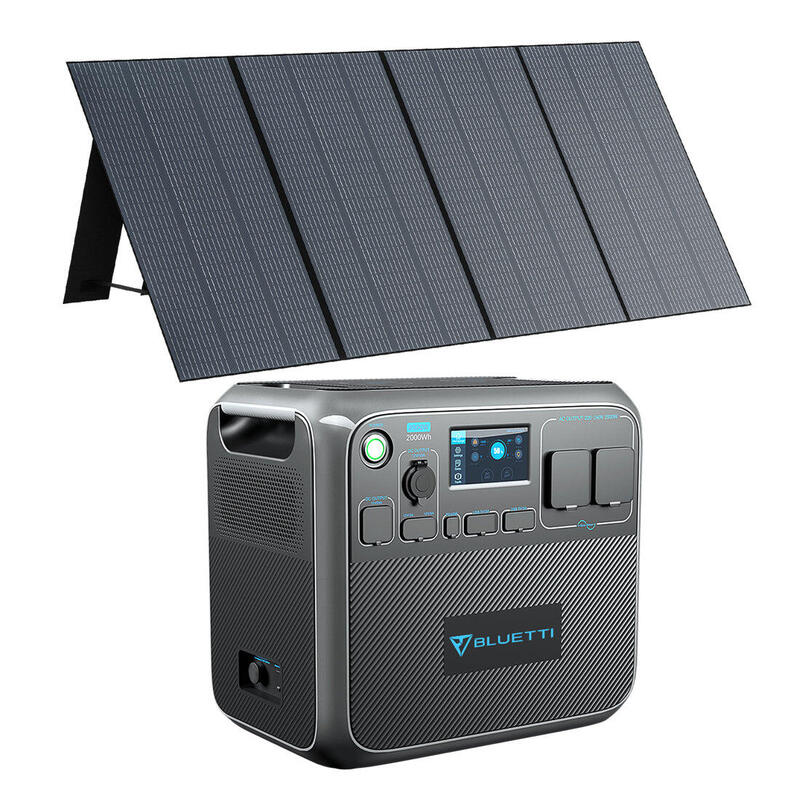 Générateur Électrique BLUETTI AC200P avec 1 Panneau Solaire 350W PV350