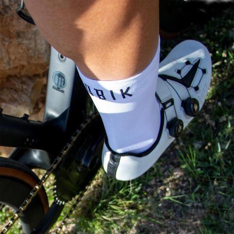 Fahrradsocken Pure White