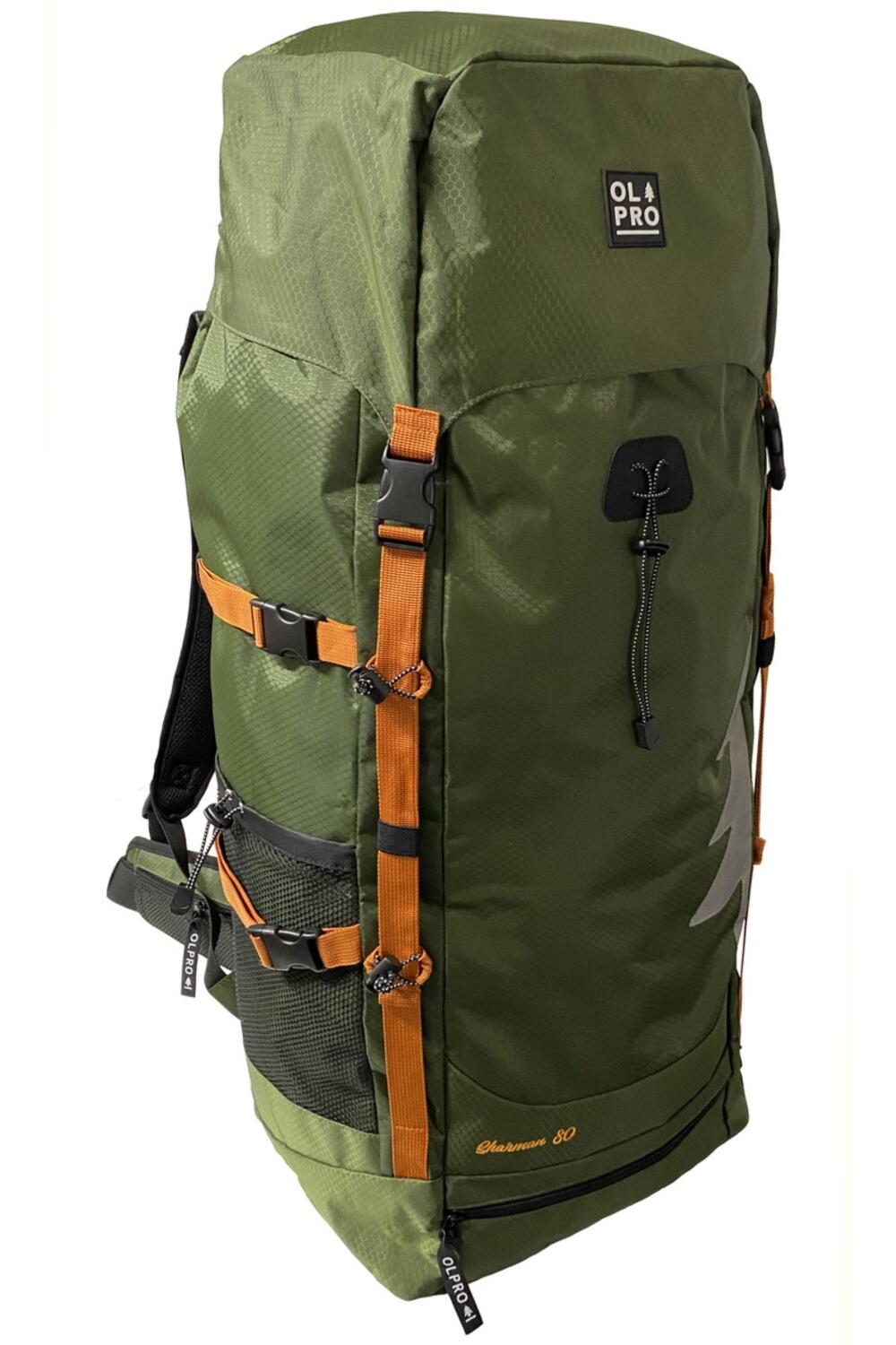 OLPRO 80L Rucksack Bag Green 1/5