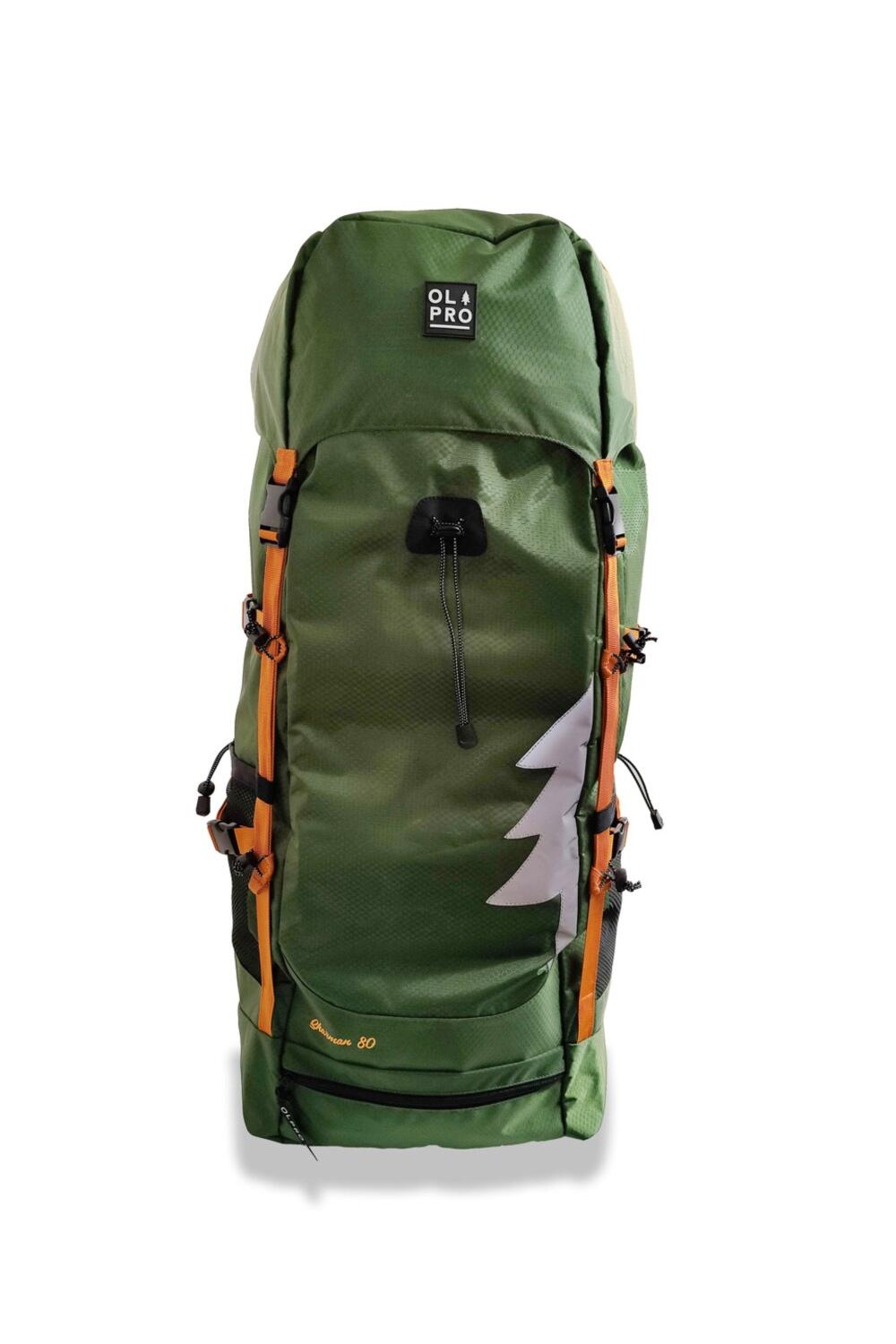 OLPRO 80L Rucksack Bag Green 4/5