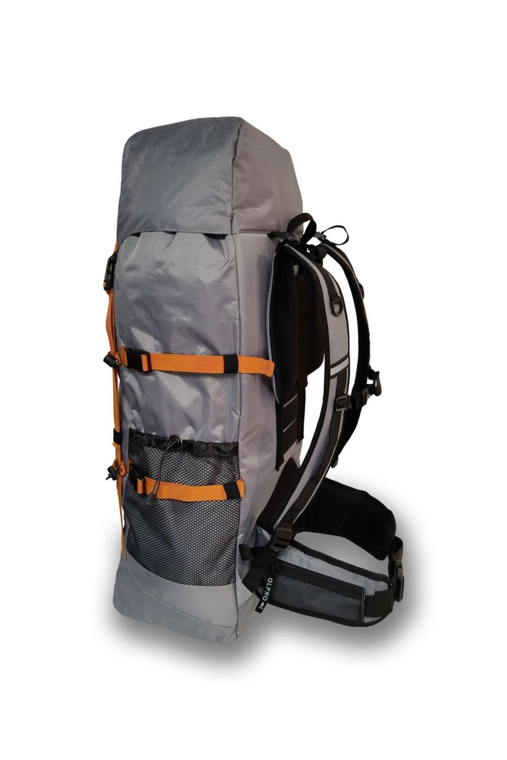 OLPRO 80L Rucksack Bag Grey 4/4