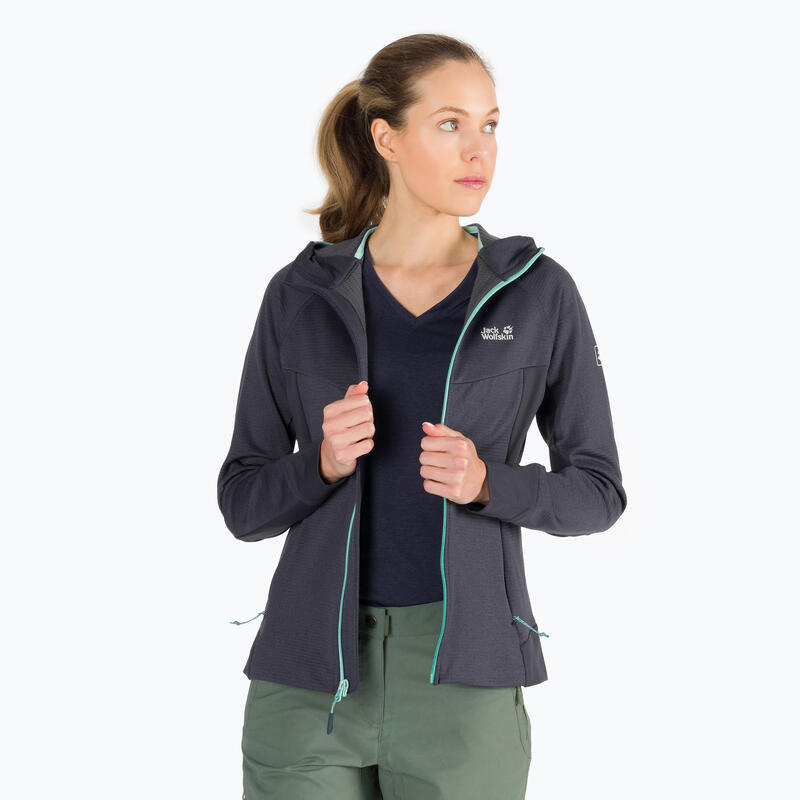 Jack Wolfskin Hydro Grid jacheta fleece pentru femei Jack Wolfskin Hydro Grid