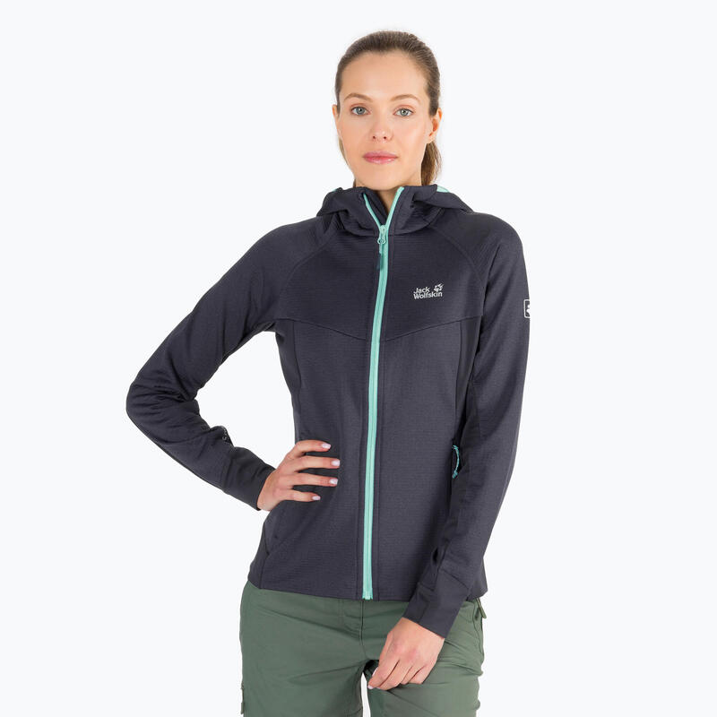 Jack Wolfskin Hydro Grid női fleece kabát